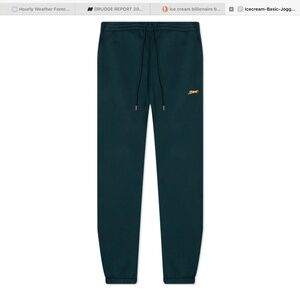 ICE CREAM Billionaire Boys Club XL Ponderosa Pine Basic Jogger Sweatpants Pants